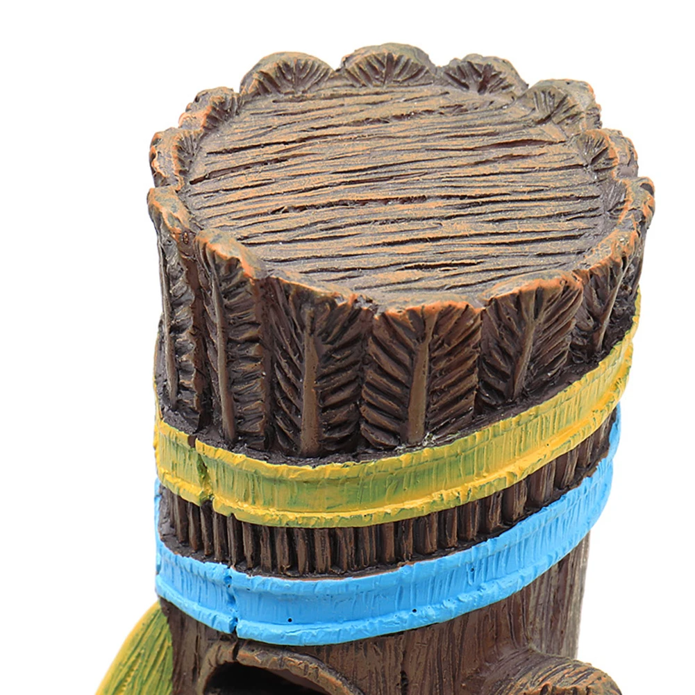 Камни для сада камней резина голова индейца реалистичный портрет тотем аквариум