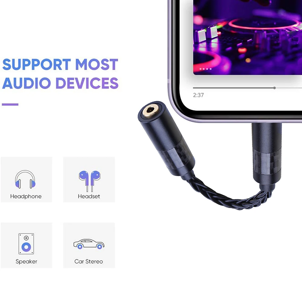 8-жильный бескислородный медный Посеребренный разъем переходник из углеродного