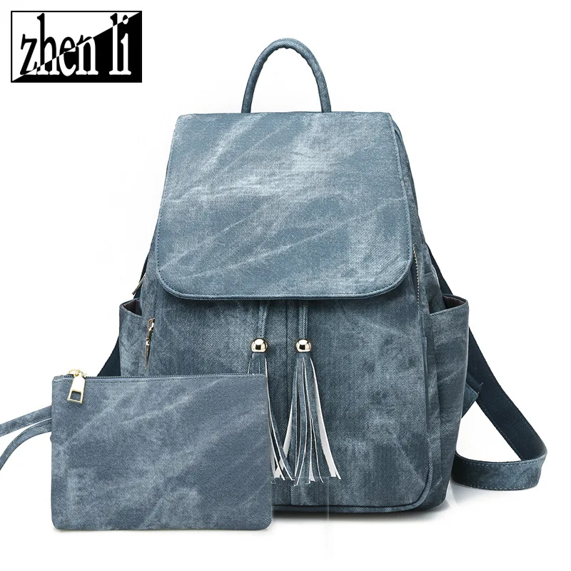 Women Casual Backpack PU Leather School For Teenager Girls Travel Vintage Solid Shoulder Bags | Багаж и сумки