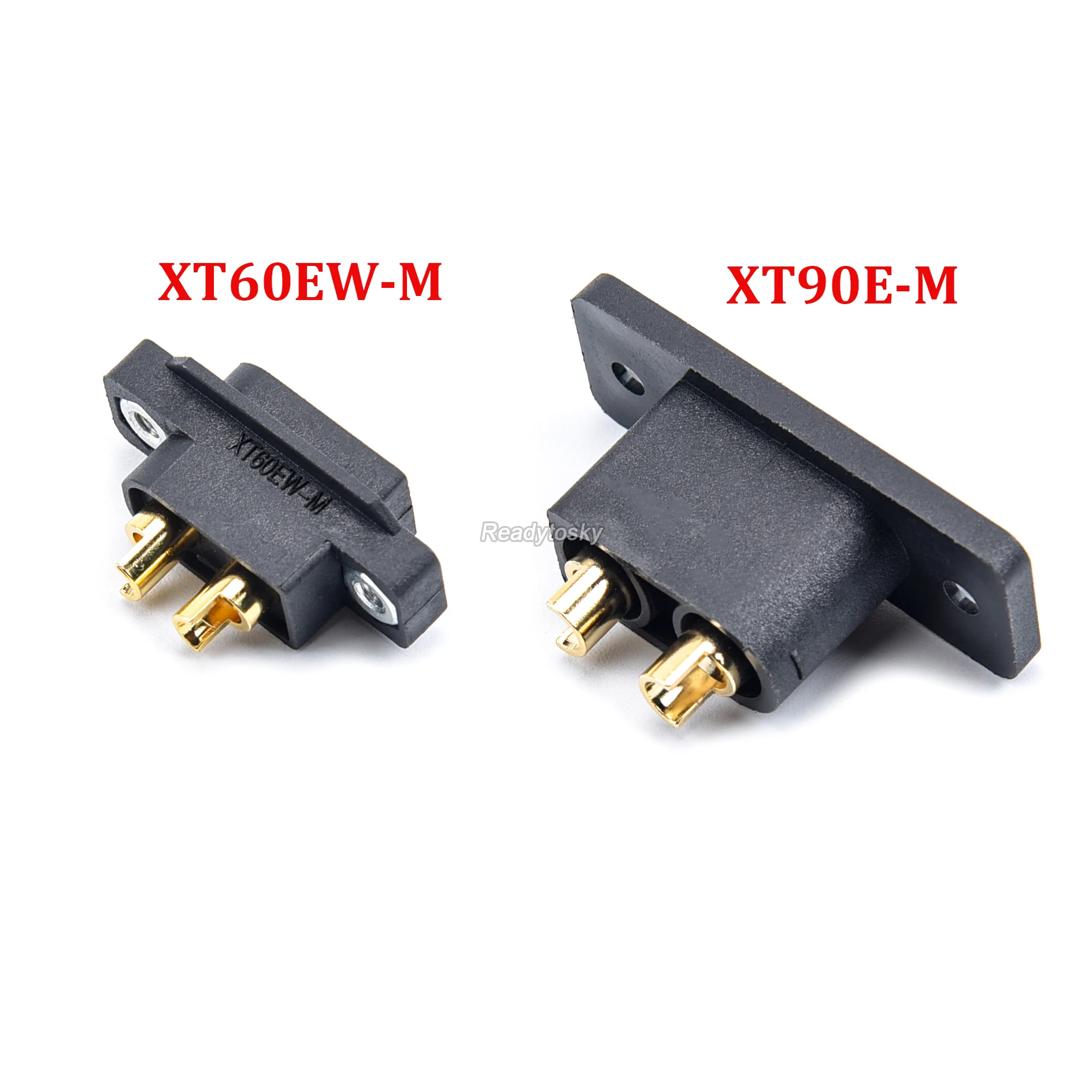 

1PCS XT60EW-M / XT90E-M Battery Plug Gold-plated Male Connector DIY Connecting Part for RC Aircraft Drone Accessories