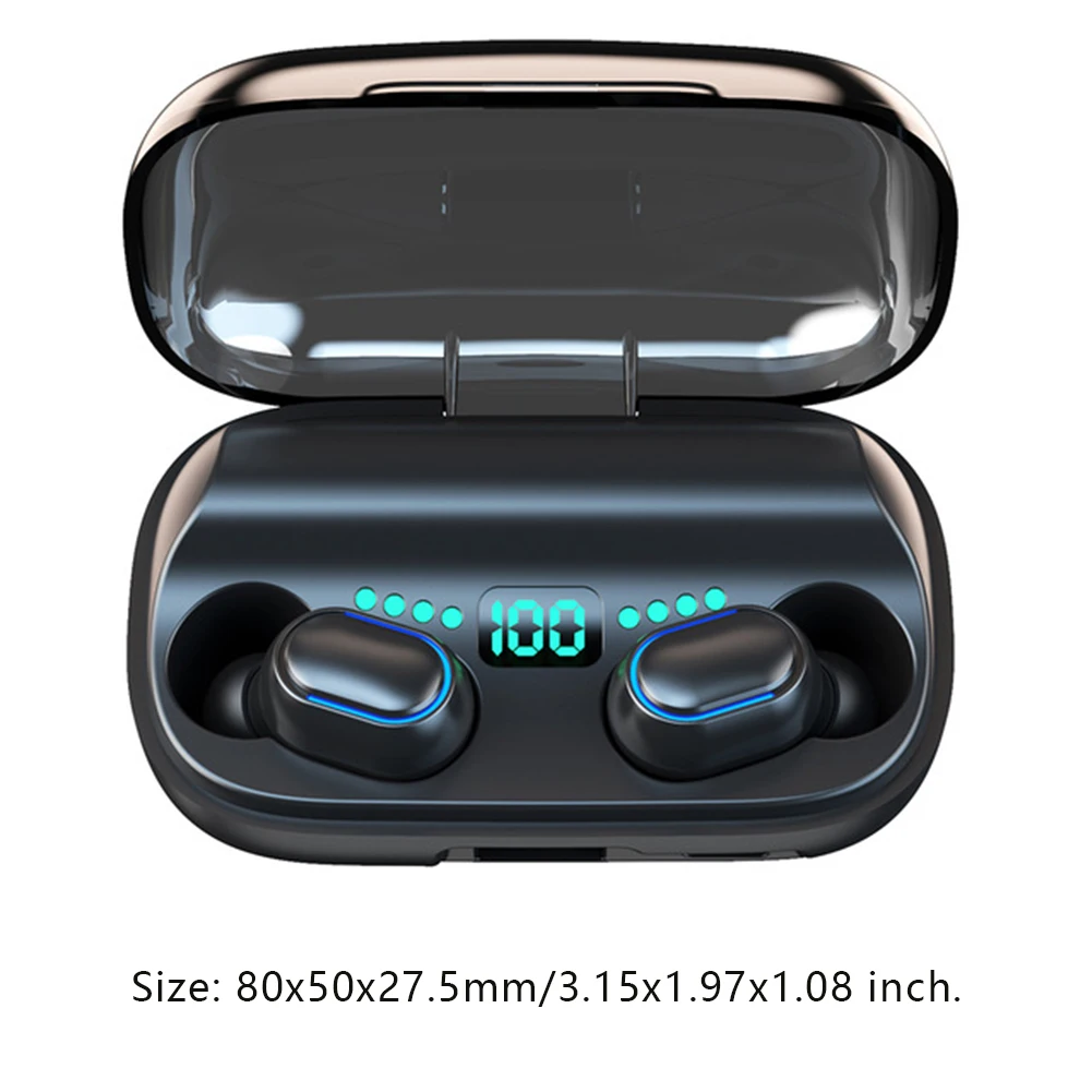 

T11 Wireless Earphones Bluetooth Headphones 5.0 HiFI Stereo In Ear Earbuds Mini Sports Headset HD Call With Mic Noise Reductio