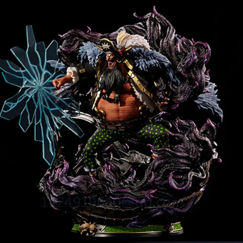 

62CM Anime ONE PIECE MarshallDTeach Blackbeard Dark Water Seaquake GK Resin Action Figure Model Collectible Statue Toy R212