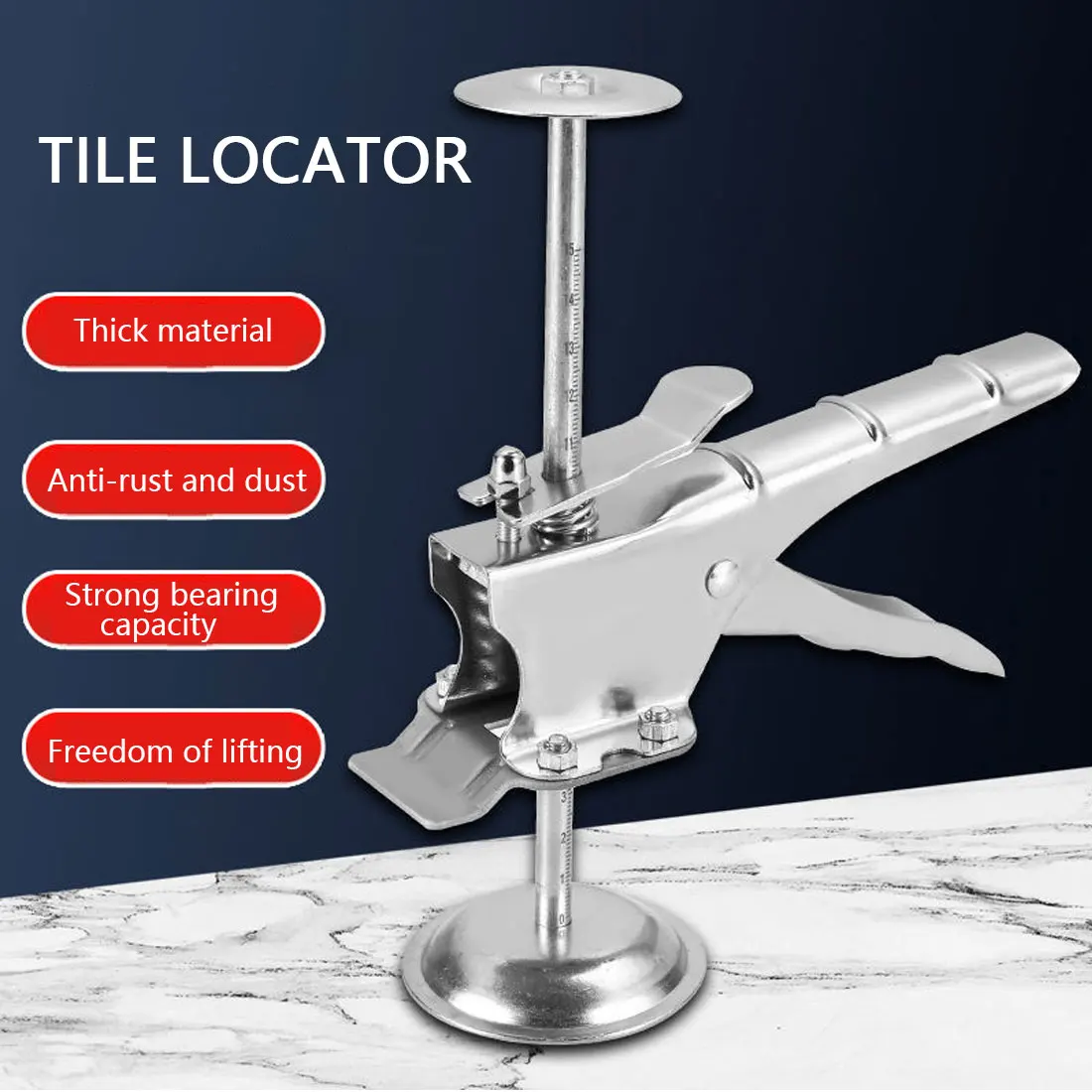 

Working Arm Precision Leveling Tool Height Locator Stainless Steel Professional Grade
