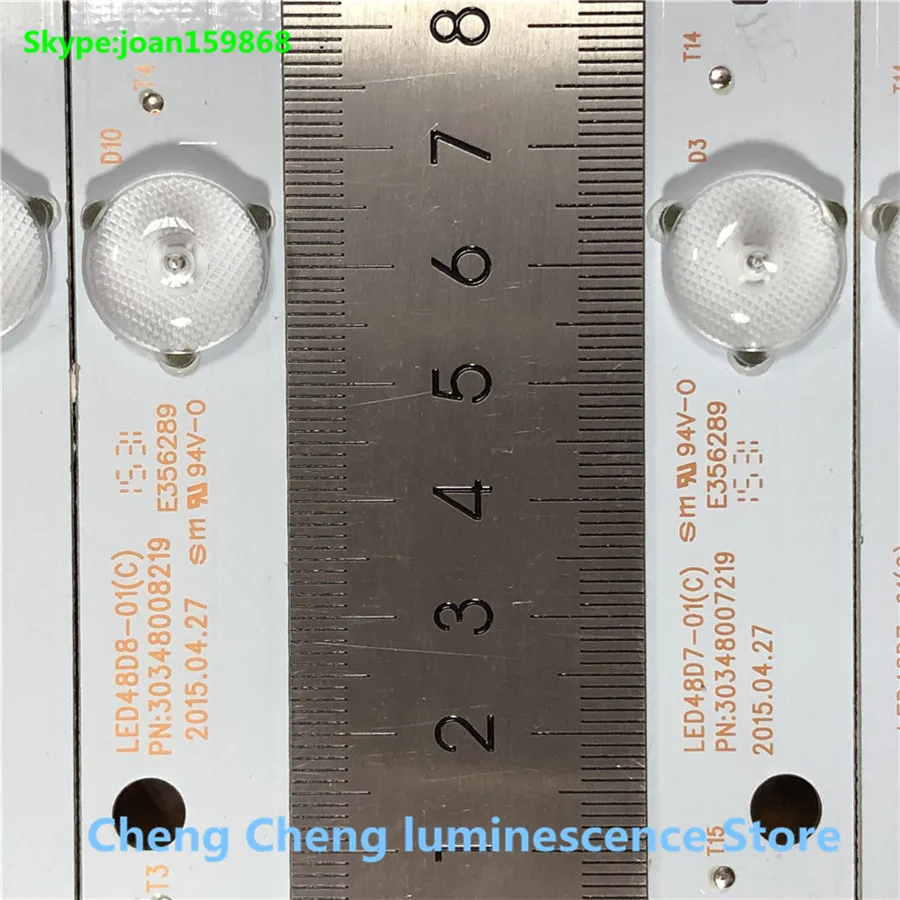 Подсветка ЖК-экрана для Haier LE48F3000W 40 шт./лот LED48D7-ZC14-01 LED48D8-ZC14-01 30348008201 30348007201 | Лампы и