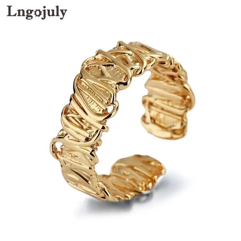 

Изящные ювелирные изделия, роскошные открытые серебряные кольца в романтическом стиле для женщин, Простые Серебряные вечерние велирные из...