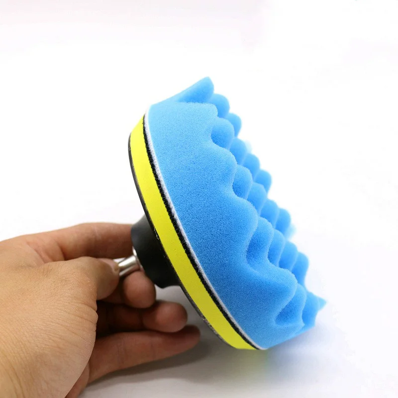 Top-8Pcs/набор автомобильная Губка для полировки набор 5 дюймов полировка восковая