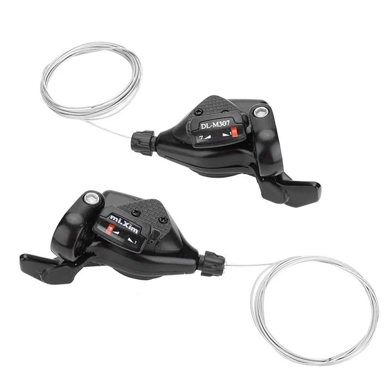 

mi.Xim Bike Shift Levers 3X7 Speed Bicycle Derailleur Left/Right Shifter Variable Speed Finger Dial Cycling Transmission
