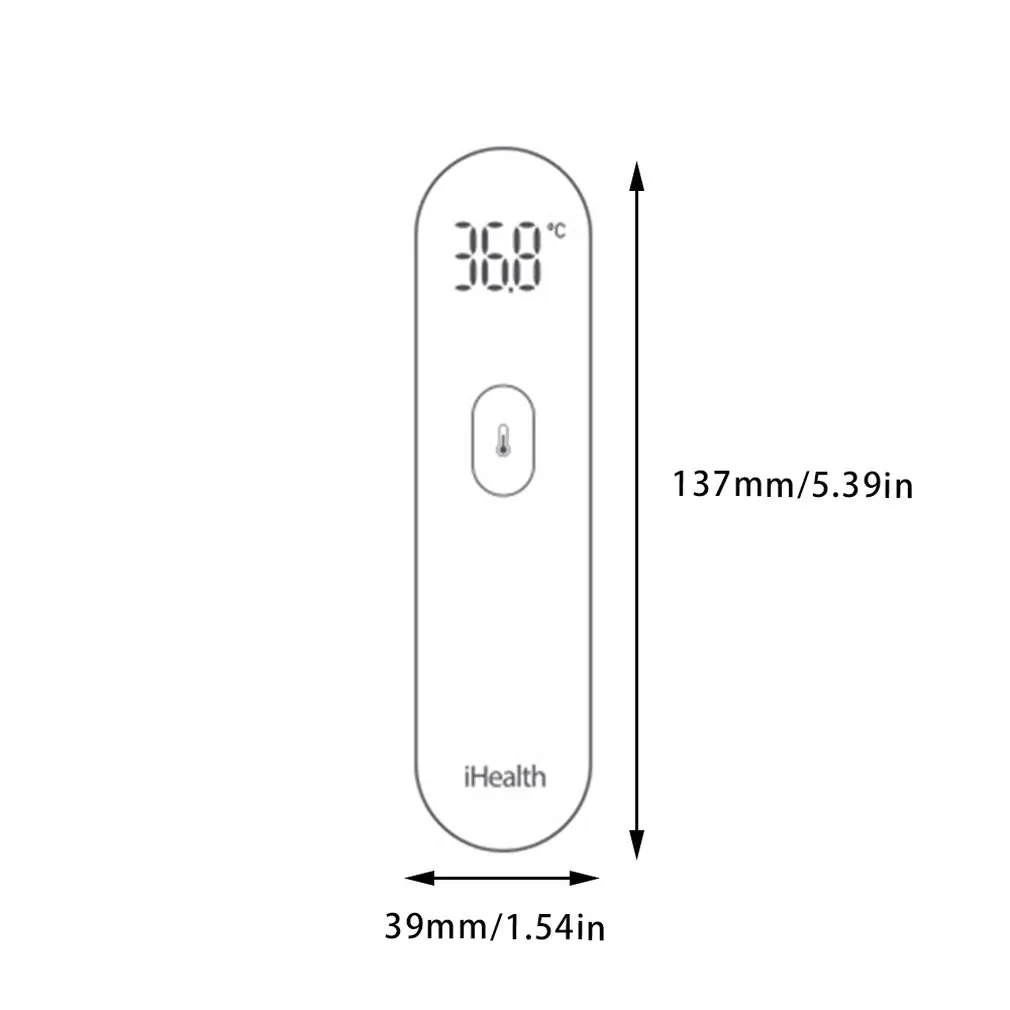 Xiaomi Mijia iHealth цифровой термометр, инфракрасный термометр для детей, Бесконтактный лоб, экспресс-тест, температурный тестер