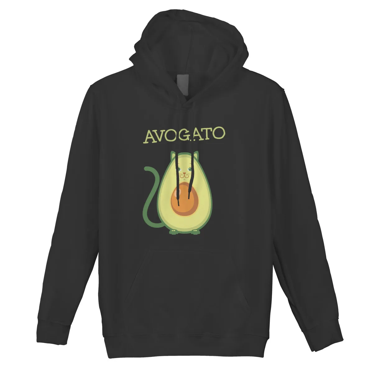 

Men's Hoodie Cute Avogato Avocado CatCustom Kawaii Anime Streetwear Retro Mens Clothes 37345
