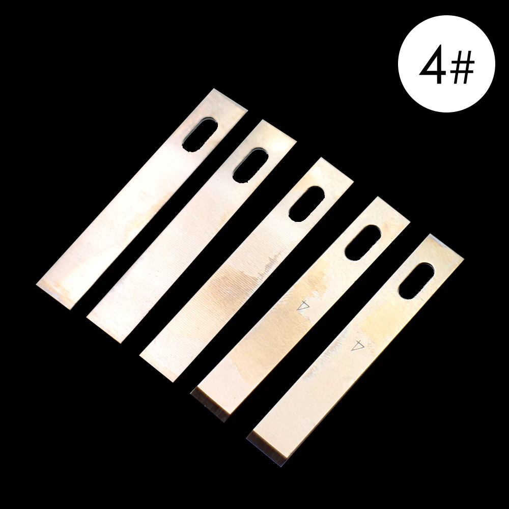 5 шт. 4 # деревянные лезвия для резьбы инструменты гравировки ремесла скульптура