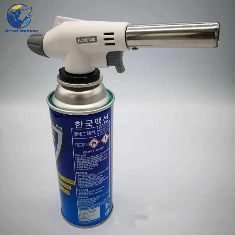Туристический пистолет с пламенем бутановый автоматический припой для