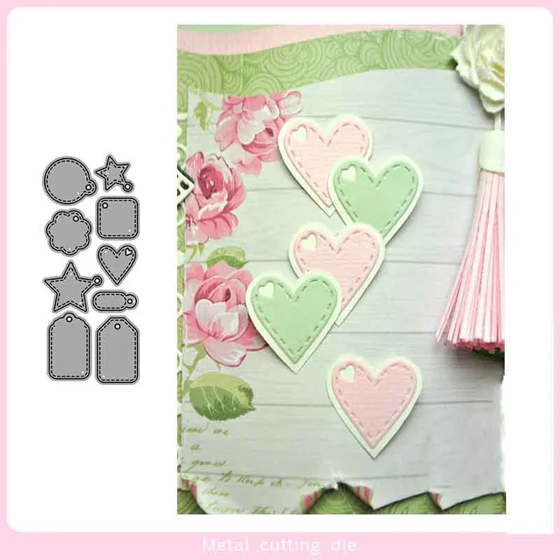 

Irregular Shape Metal Cutting Dies Mold Scrapbooking Card Paper Craft Blade Punch Template Embossing Stencils Knife Mould