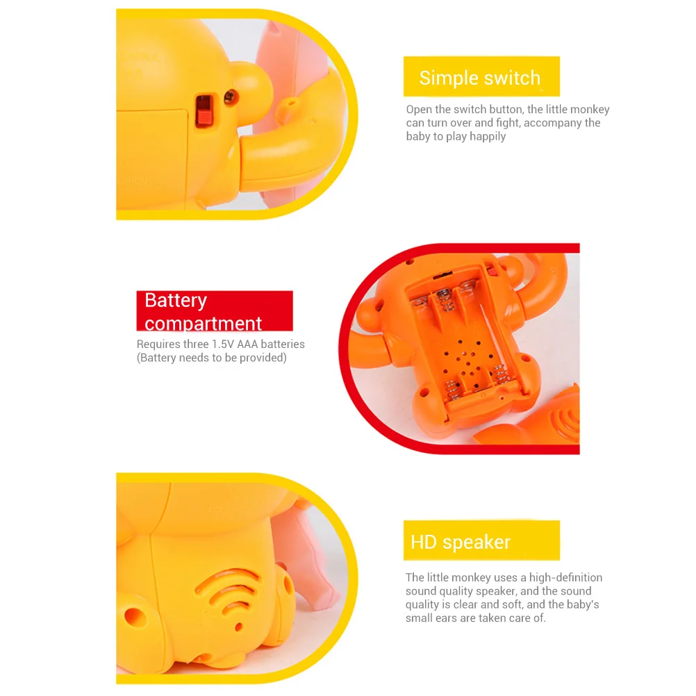 Электрическая игрушка с управлением звуком и голосовым прокрутка мультфильм