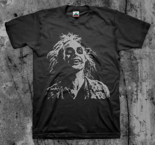 

Beetlejuice - 'Face' Movie T Shirt (Classic 80'S Cult Comedy Horror)2019 New Brand Sales Cotton Short Sleeve Military T Shirts