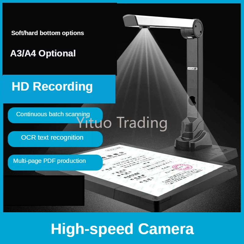 SD-500 высокоскоростная камера HD A3 офисный сканер документов Портативный