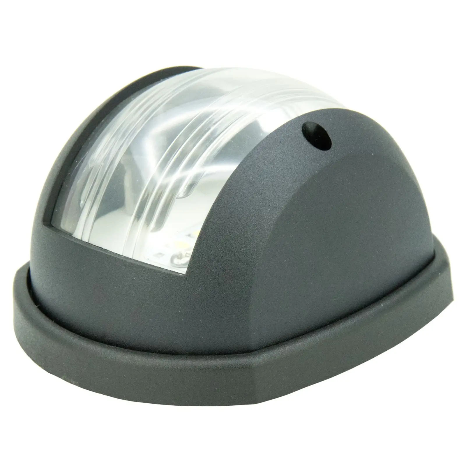 Морской Stern светильник навигационные светодиодный прозрачные линзы 12V черный