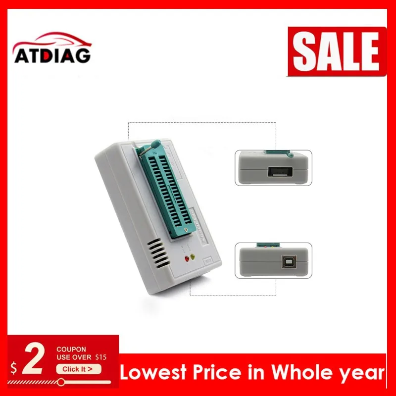 V9.0 MINI PRO TL866 II Plus USB Универсальный программатор EEPROM FLASH с адаптерами высокоскоростной программатор