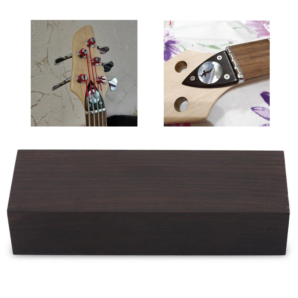 

Rare Blackwood Block Ebony Lumber Crafts Wood Material DIY Instruments Blank Crafts Knife Handle Timber Hobby Tool Ebony Lumber