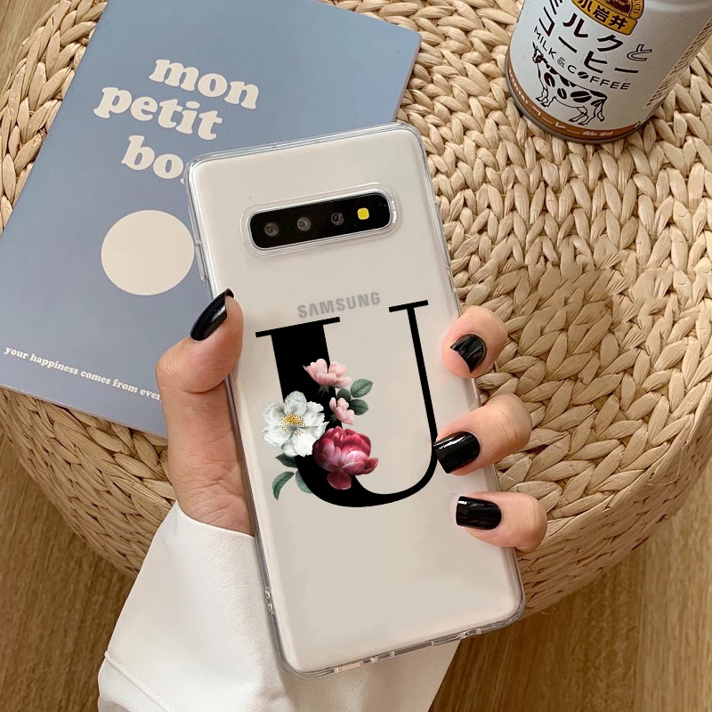 Мягкий чехол из ТПУ с именем для Samsung Galaxy A70 A80 A750 A51 A71 A91 A30 A50 A10 A6 A8 A8plus | Мобильные
