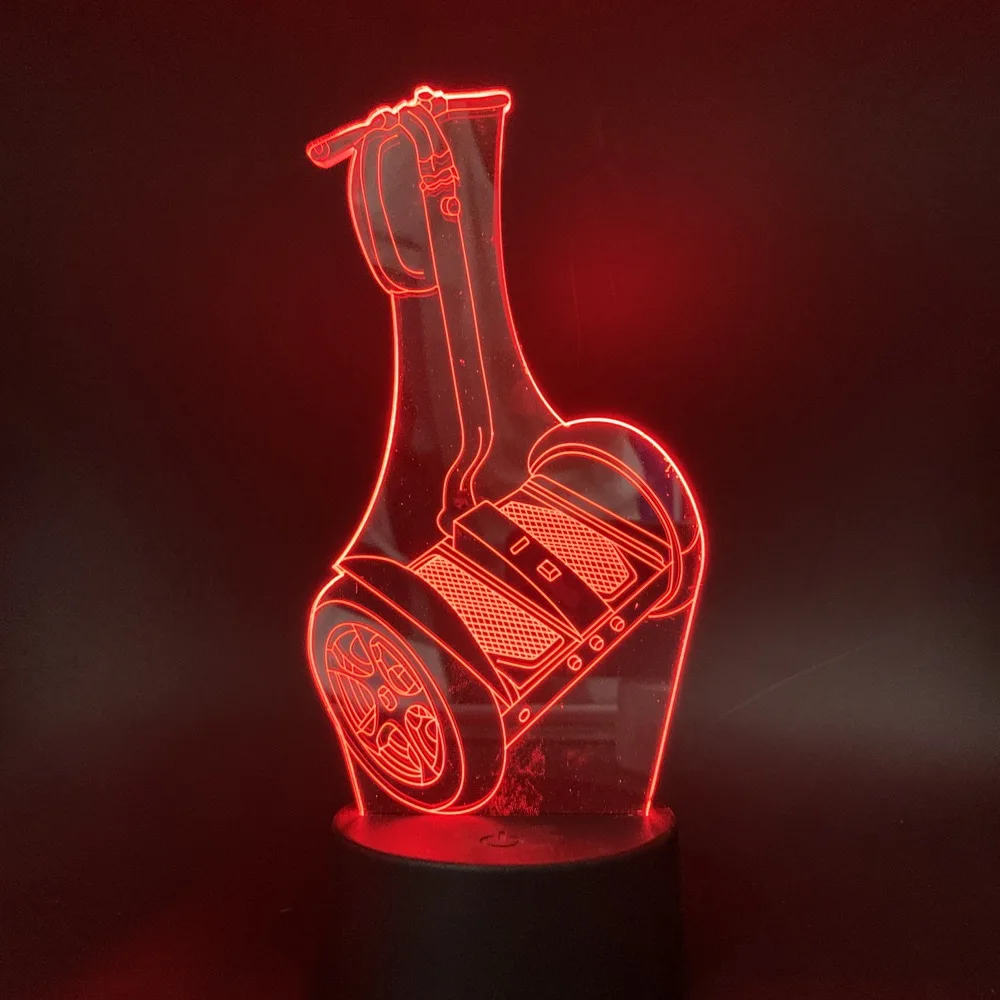 Ночной светильник s для мальчика 3d ночной на батарейках изменение цвета