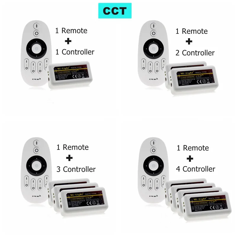 Беспроводной Диммер Mi светильник 2 4G RF Одноцветный CCT RGB RGBW + FUT036 FUT037 FUT038