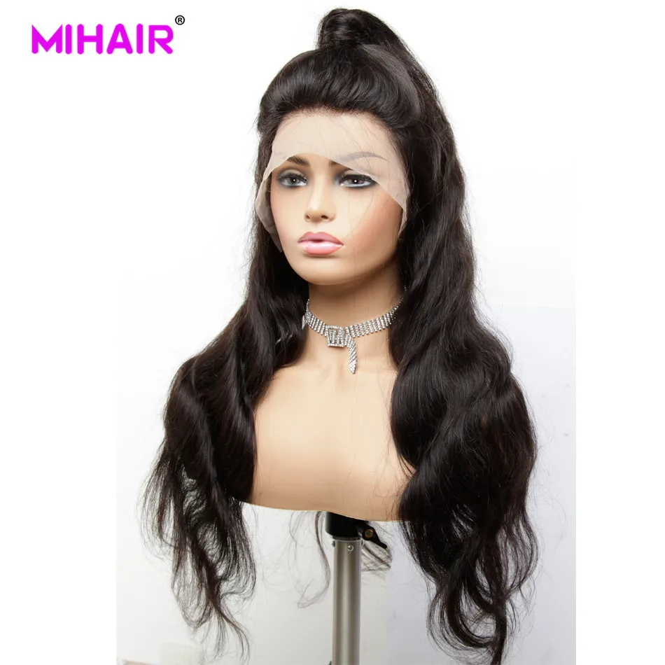 8 26 дюймов 13*4 парик из человеческих волос Remy перуанская волна тела предварительно