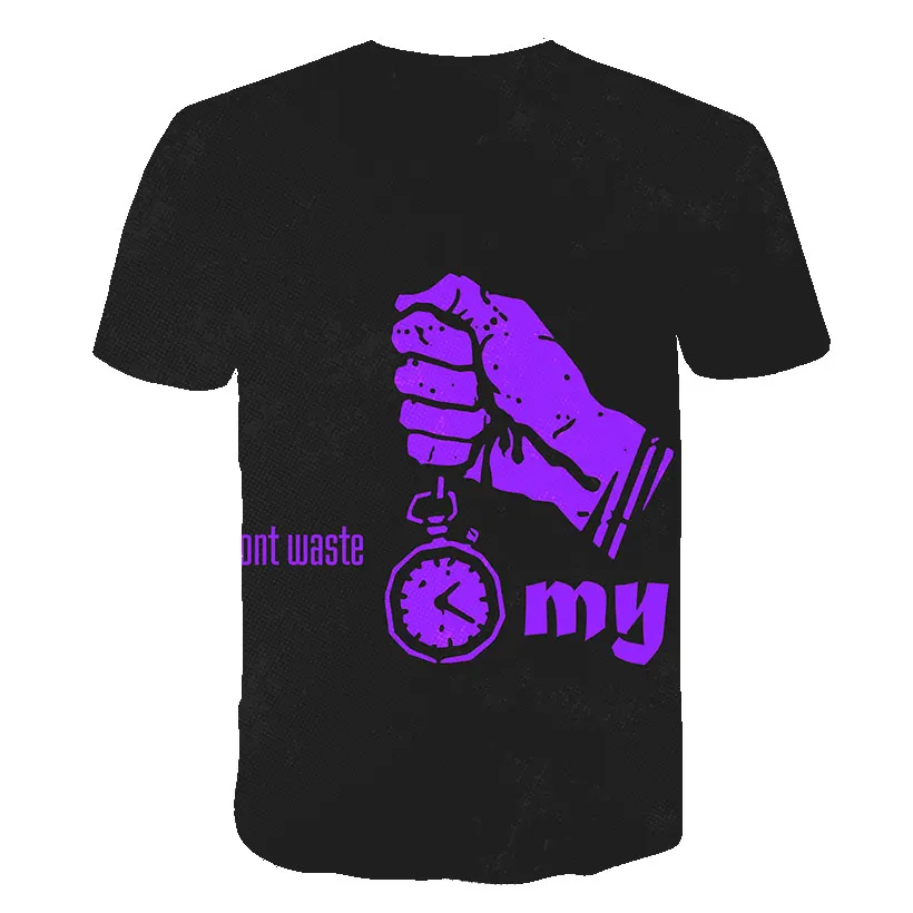 

Psychedelic anime 3D printing T-shirt graffiti T-shirt men's popular clothing funny short-sleeved men's casual top O-neck T-shir