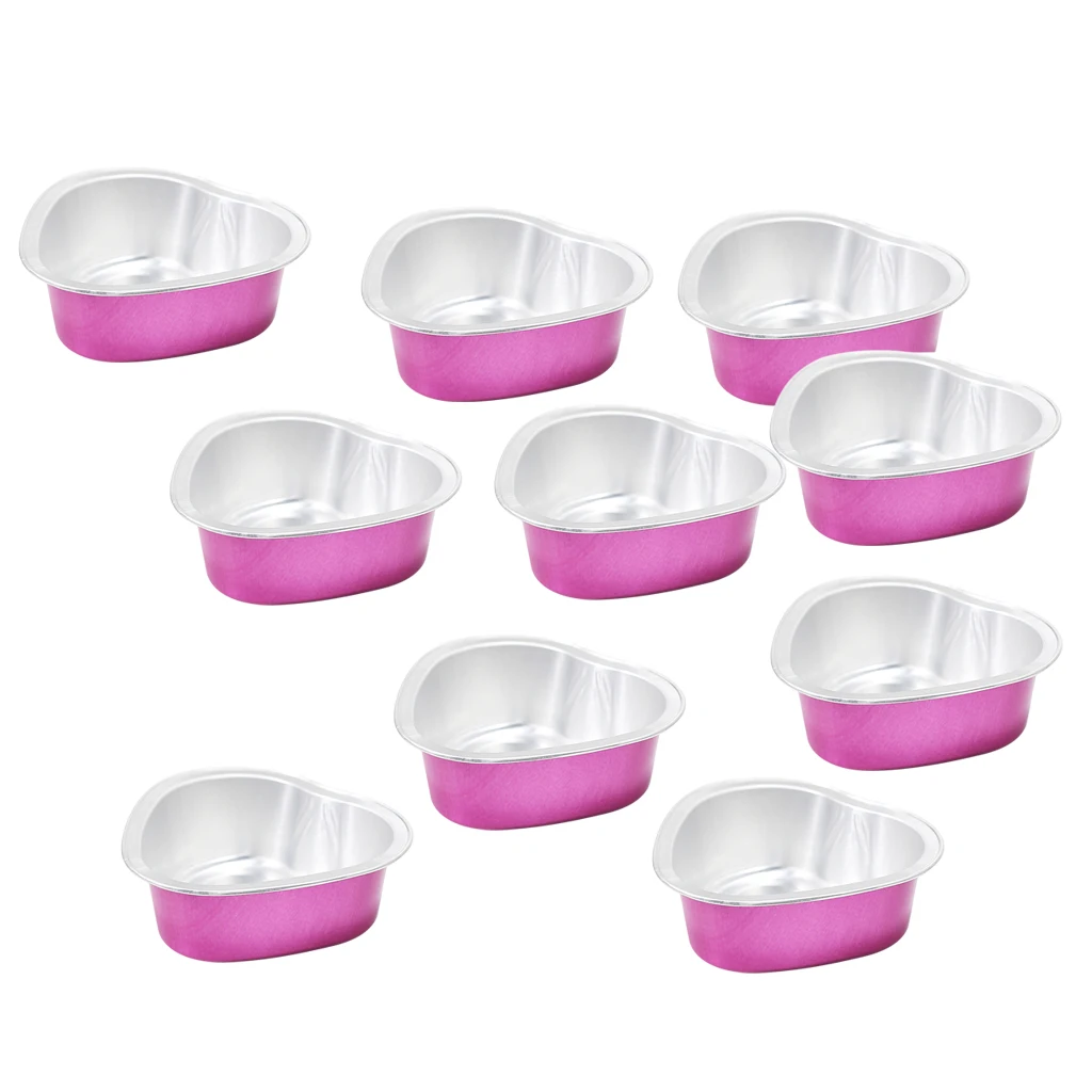 10 штук восковая машина в форме сердца алюминиевая фольга плавильный воск