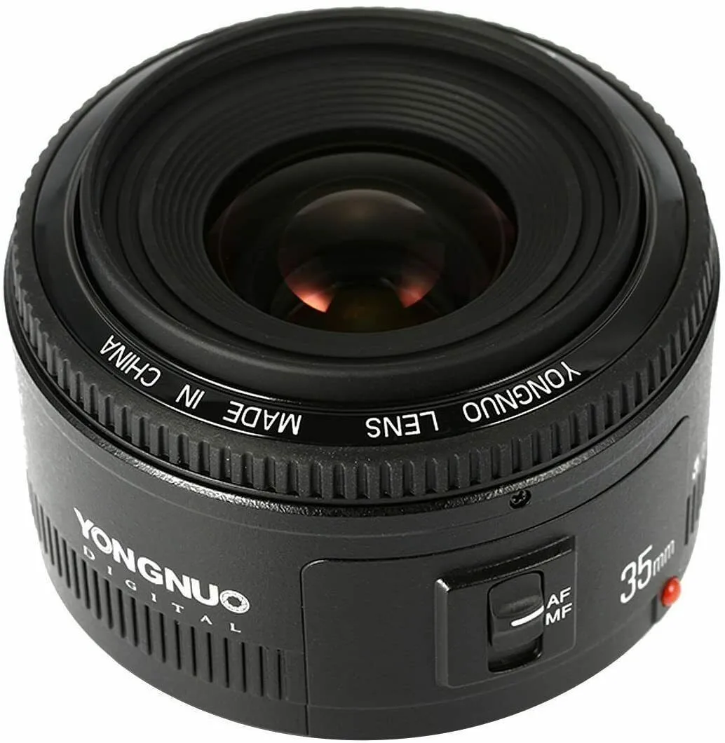 Объектив Yongnuo 35 мм YN35mm F2 объектив для широкоугольной камеры canon Большая диафрагма