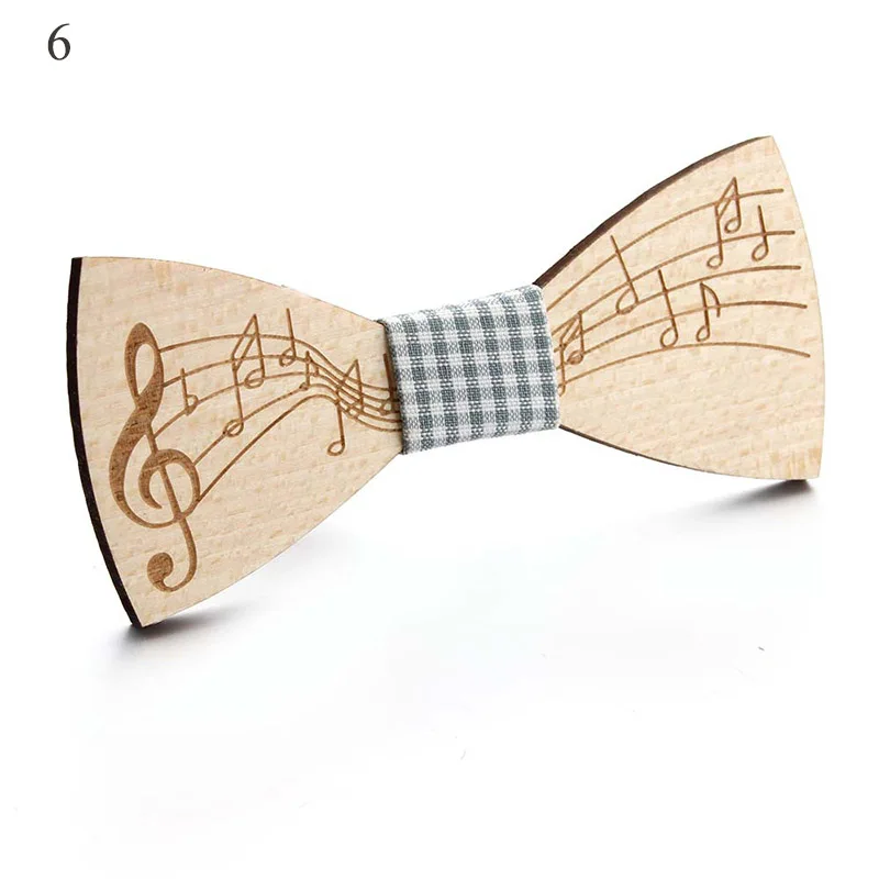 

Fashion Weastern Wood Elegant Gentleman Bow Ties Handmade Butterfly Wedding Party Bow Ties Butterfly Wooden Unique Tie for Man