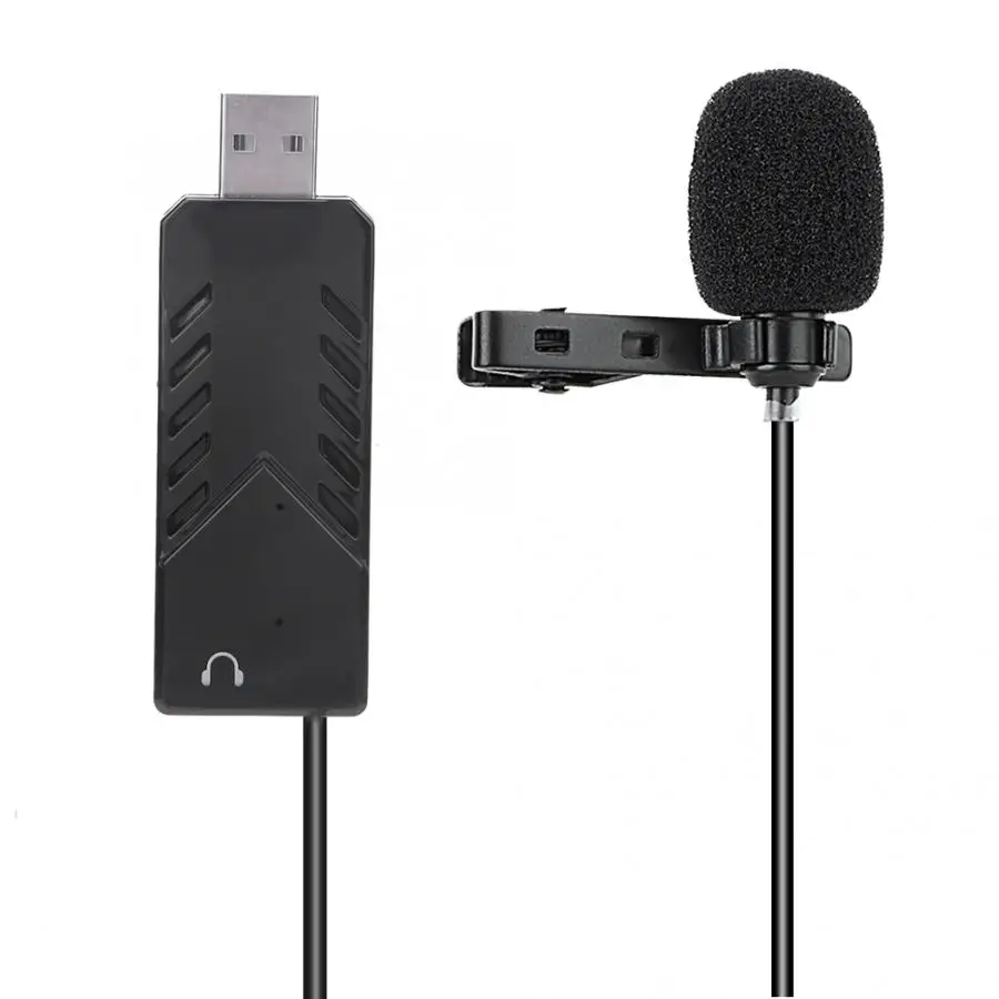 Портативный мини микрофон с воротником USB 2 0 лацканами для конференций