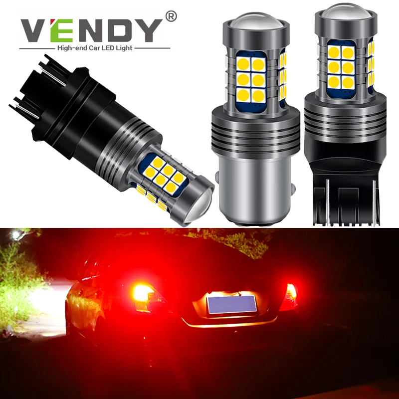 1 светодиодный льная Светодиодная лампа стоп светильник W21/5W P21/5W BAY15D BA15S P21W 3157 P27W