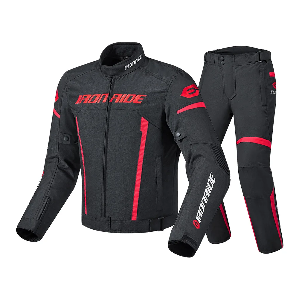Motorcycle Jacket and Pants Motorbike riding suit warm male four seasons summer and autumn breathable rainproof motorcycle pants