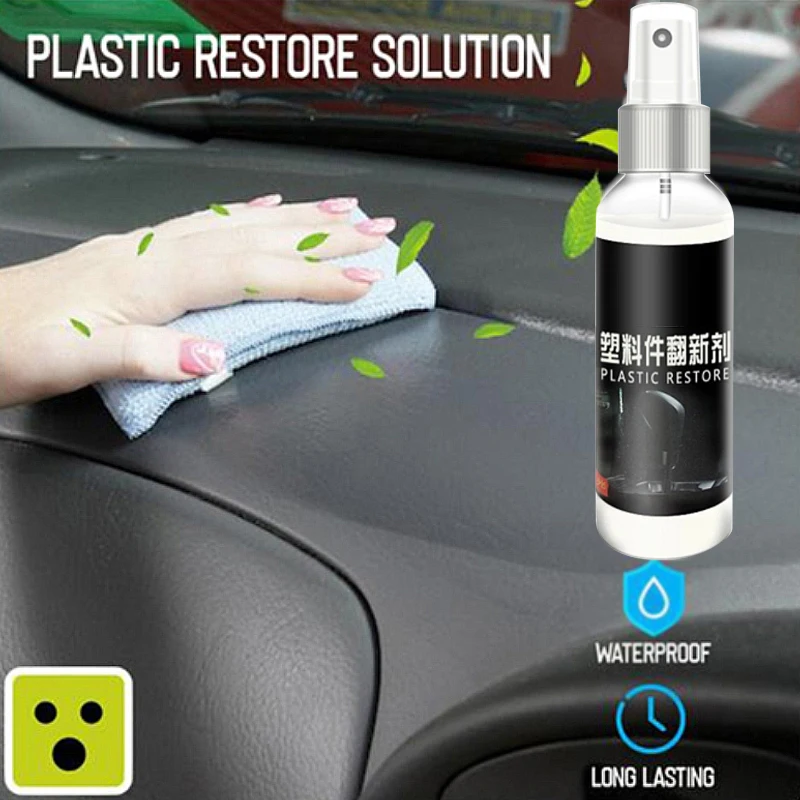 

50ml Automobile Parts Instrument Panel Retreading Agent Automobile Interior Retreading Paste Automobile Lampshade Engine Cleaner