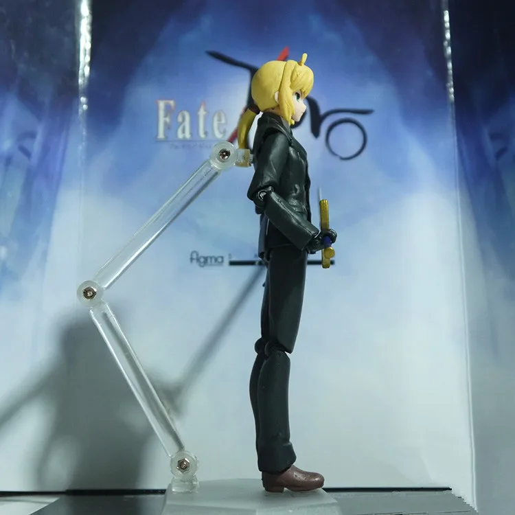 Экшн-фигурка Fate Stay Night Zero Saber black version из ПВХ 15 см подарок коллекционные игрушки
