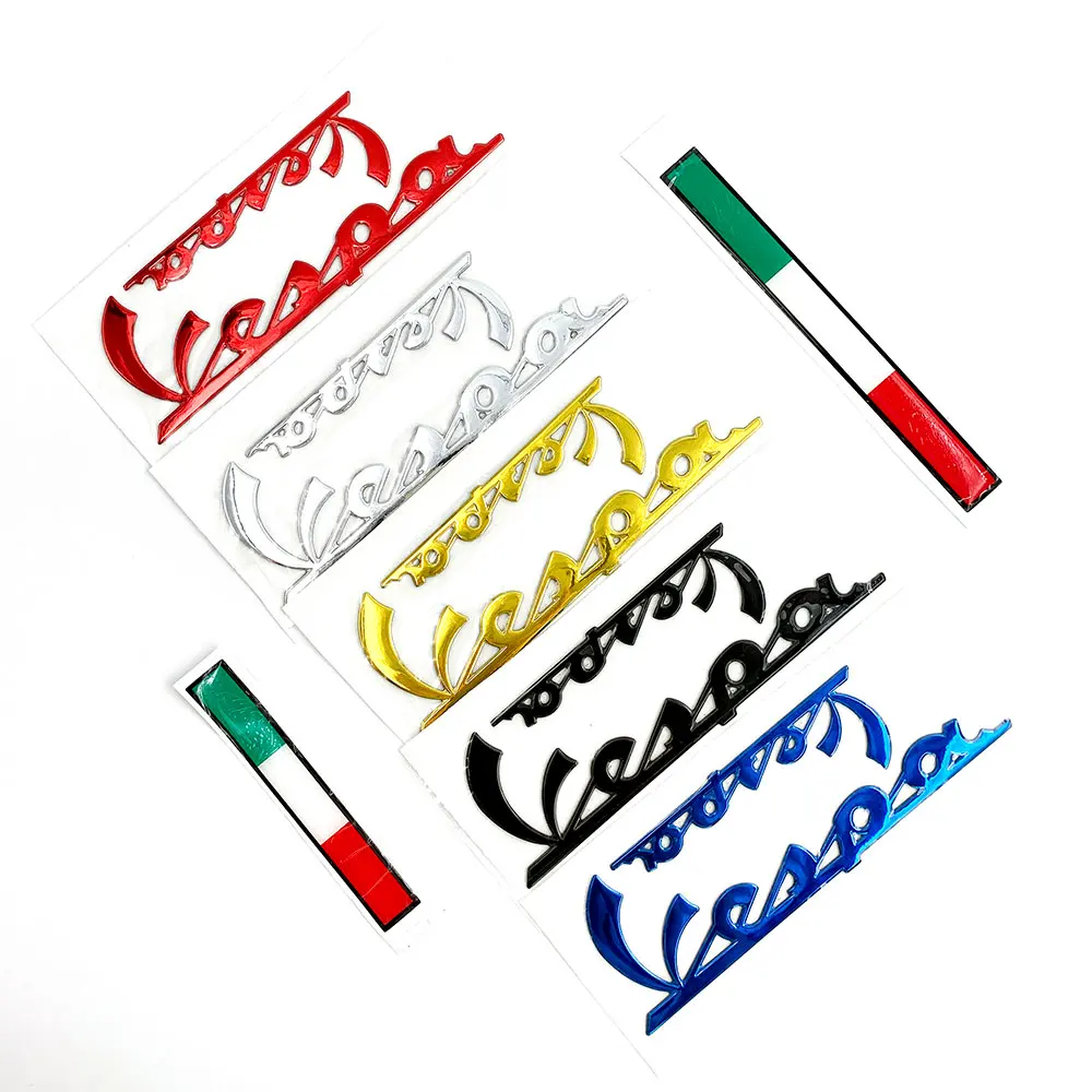 

3D Italian Badge Emblem Sticker Decal Kit for PIAGGIO Vespa GTS300 LX125 LX150 125 150 ie Sprint Primavera 300 LX LXV Stickers