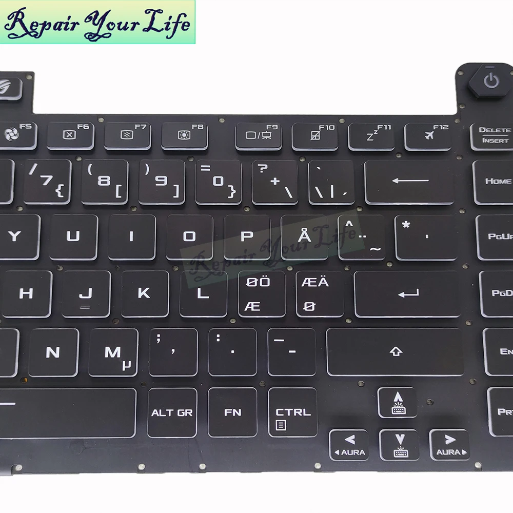 Клавиатура для ноутбуков ASUS ROG Strix G15 G512 G512LI LW G531 GD GU G531G клавиатуры с цветной RGB