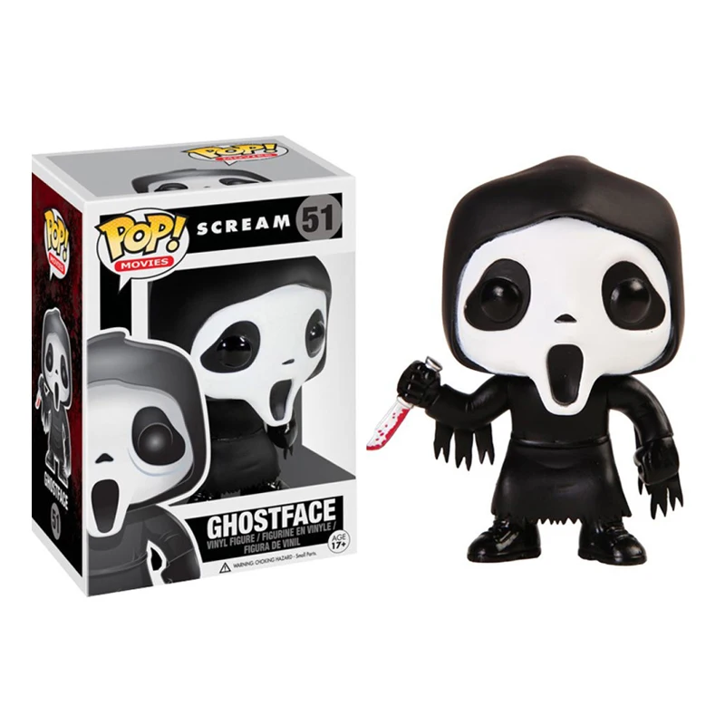 FUNKO POP новый крик Ghostface фигурки модель игрушки для детей рождественские подарки на