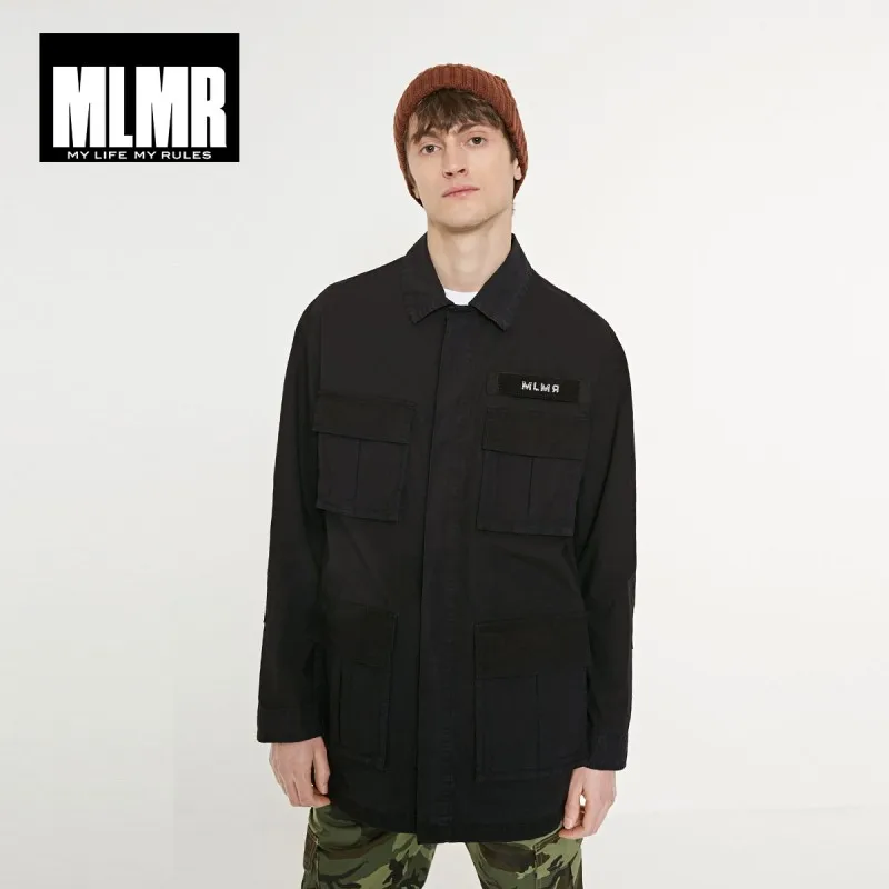Мужская куртка с вышивкой и множеством карманов MLMR 219121580 | одежда