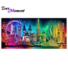 Алмазная живопись Ever Moment, Современная архитектура, 5D поделки, замок, Статуя Свободы, колесо обозрения, коллекции произведений искусства ASF2319