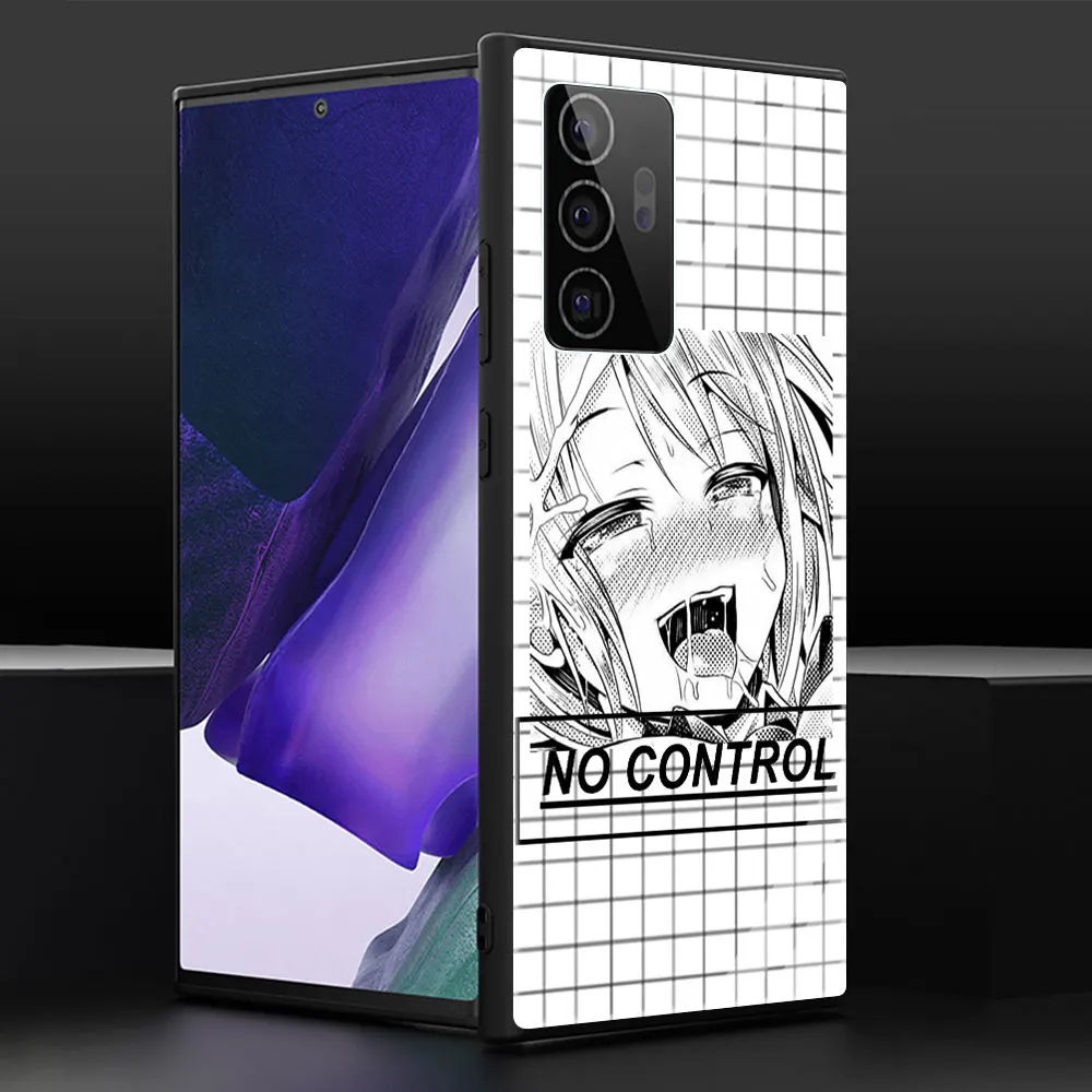 

Anime Girl Cartoon Japan Cute Faces Soft Edge Phone Case for Samsung Note 20 Ultra 10 Lite 10 9 8 Plus 5G Luxury Glass Shell