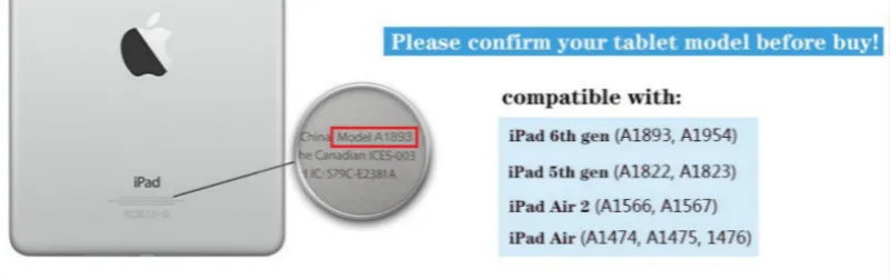 Для iPad Air 2 Air 1 Чехол для iPad 9,7 чехол 5 6 5th 6th поколения Funda 360 градусов вращающийся кожаный смарт-чехол