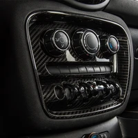for bmw mini cooper f54 car accessories interior centre panel switch audio air conditioner adjustment panel carbon fiber shell