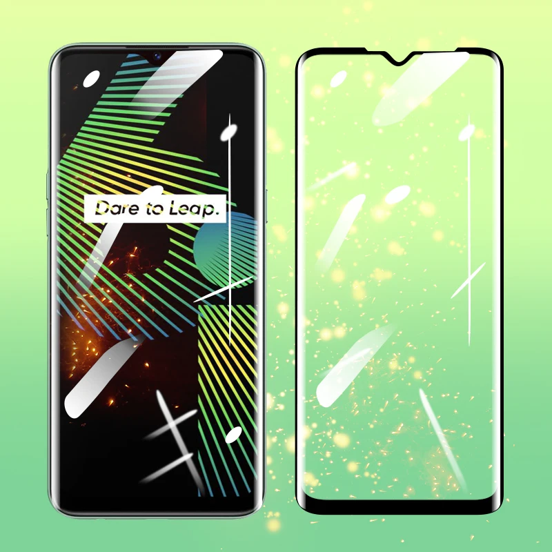 4 1 шт. Защитное стекло для realme 6i C2s защита экрана полная проклейка закаленное oppo A91