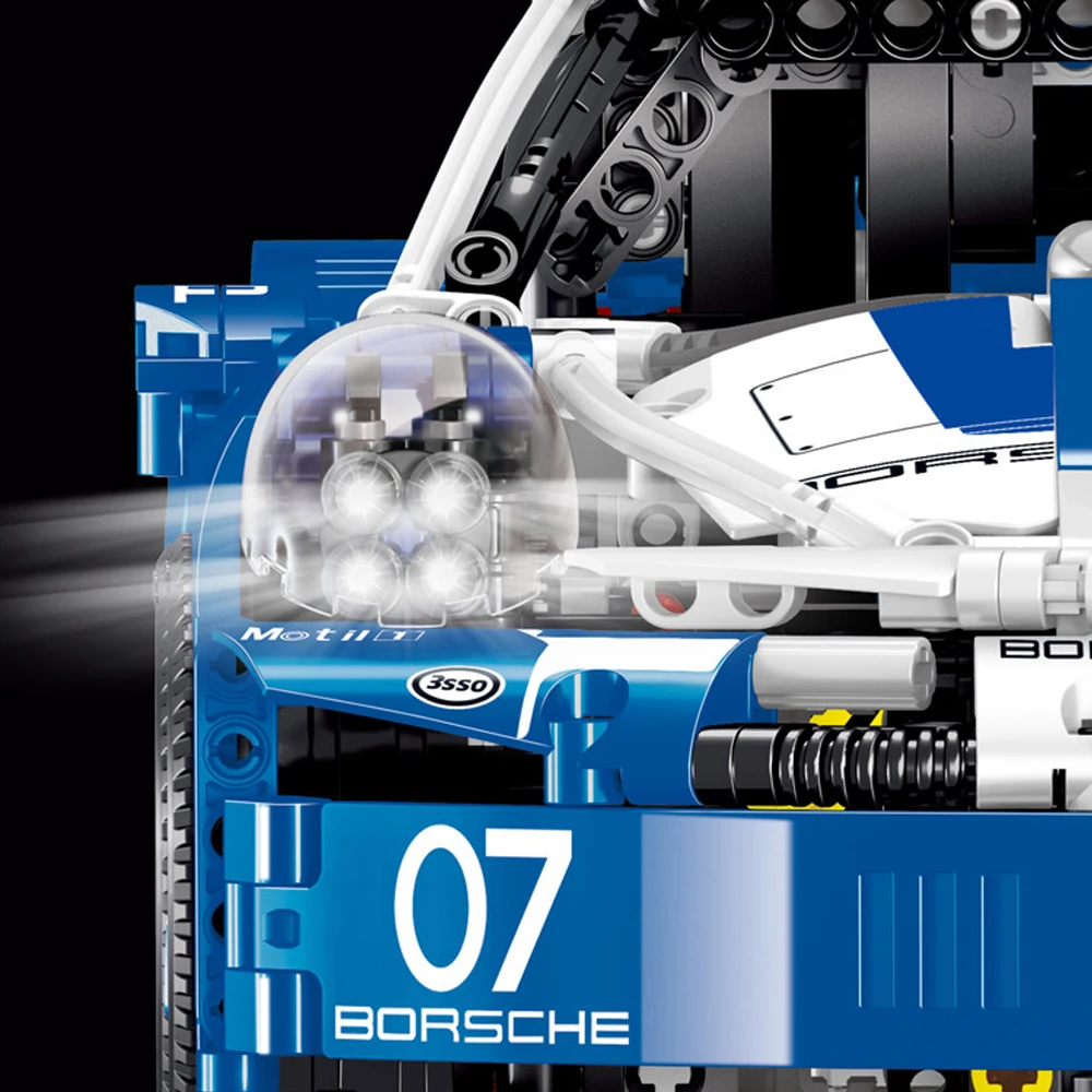 

Expert Creator Lin0010 RSR Super Racing Car GTE SUV SUV Sports Vehicle Building Blocks Moc Model Modular Bricks Toys