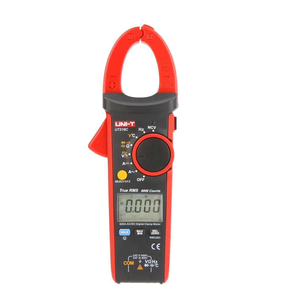 Цифровой мультиметр зажим с функцией True RMS 10 000 а|clamp meter|uni-t ut216cdigital clamp meter |