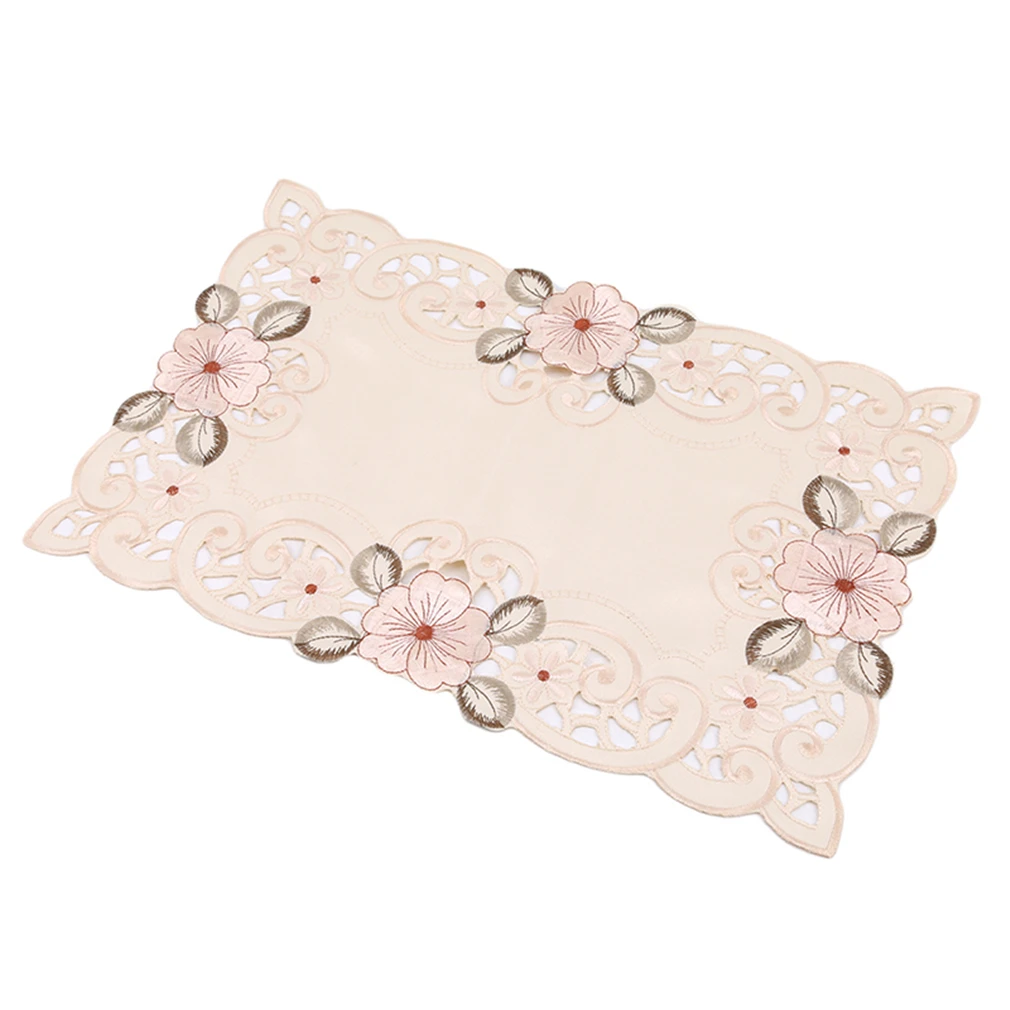 Elegant Printed Table Runner Classical Embroidered European Rectangular Tablecloth For Home Decoration | Дом и сад