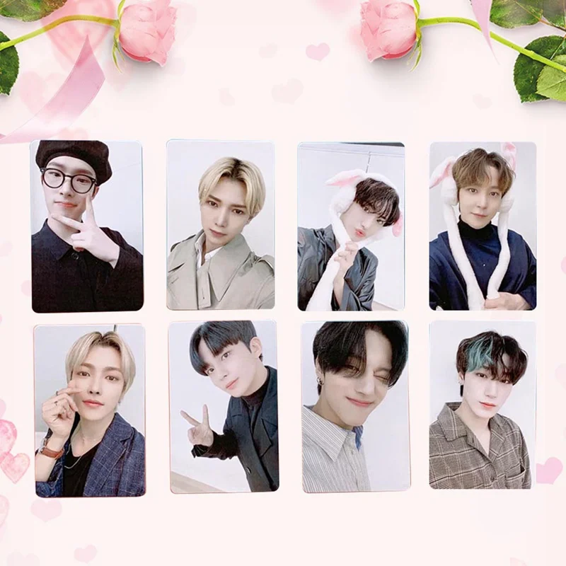 8 шт./компл. Kpop ATEEZ Фотокарточка открытка ЛОМО карточка для коллекции поклонников