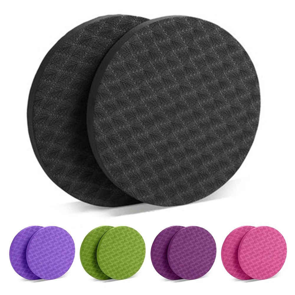 

2pcs Yoga Pad anti slip Yoga Round Knee Pads Cushion Elbow Mat Portable for Office Home Workout Train fitness euipment