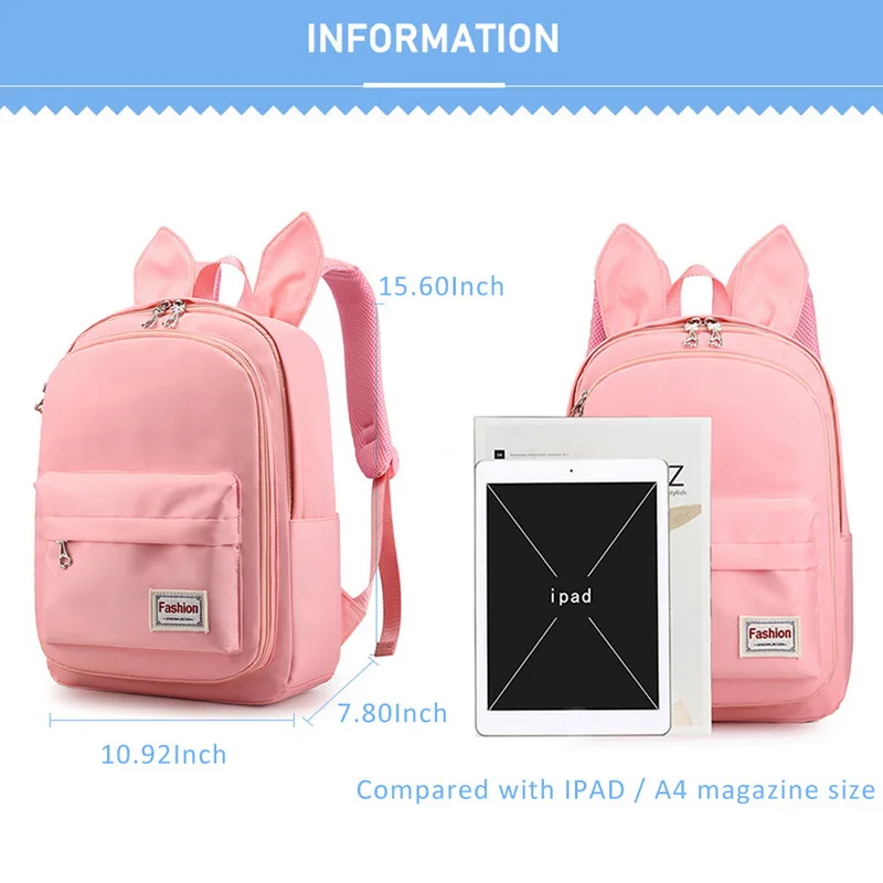 Новинка школьная сумка для девочек подростков Детский милый рюкзак женская